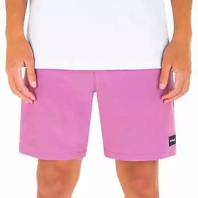 Hurley Mens Phantom Zuma Ii Volley 18  Board Shorts Size Medium Bright Violet • $29.95