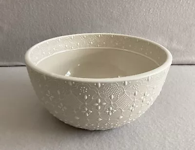 Javier Servin Handmade Mexican Pottery Bowl - Linea Blanca • $64.99