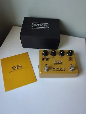 MXR M287 Sub Octave Bass Guitar Fuzz Effects Pedal Stompbox Footswitch • $150