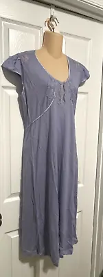 La Perla Villa Toscana S Nightgown Lilac Cotton Silk Mid-Calf • $149.99