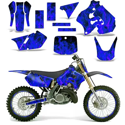 Decal Graphic Kit Suzuki RM 250 RM250 Dirt Bike Backgrounds Deco 96-98 ICE BLUE • $79.95