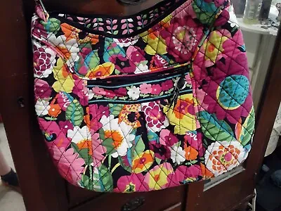 $24.99 • Buy Vera Bradley Va Va Bloom Floral Crossbody Shoulder Bag Purse Adjust. Retired