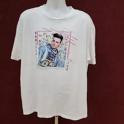 Vanilla Ice Triangles Poster Mens T-Shirt 90's Hip-Hop Rapper Size 2XL • $14.88