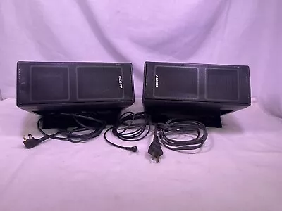 Sony SRS-100 Active Speaker System - Vintage Made In Japan Ships FREE • $59