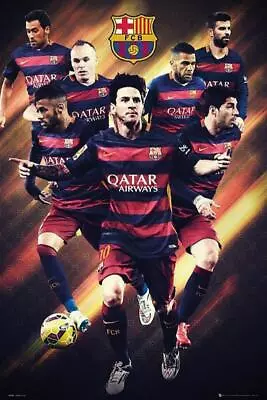 Barcelona Players 2015-16 - Maxi Poster 61cm X 91.5cm New And Sealed • $11.91