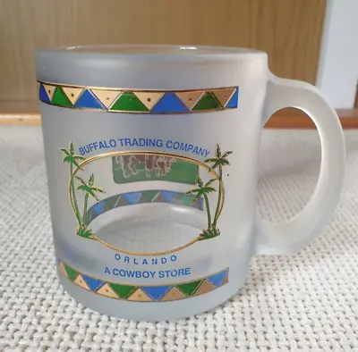 Buffalo Trading Company Orlando A Cowboy Store Souvenir Glass Tankard Mug • £5.50