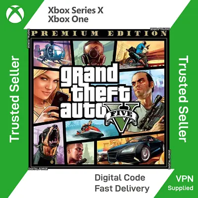 Grand Theft Auto V: Premium Edition - Xbox One Series X|S - Digital Code - VPN • £8.99