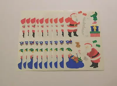 Mrs Grossman's Lot Of 10 Sheets ~Santa Toys List Elves Christmas~ 2000 Stickers • $17.99