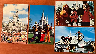 Lot Of 4 Disney Vintage Postcards; Mickey Mouse Pluto Goofy Tomorrowland + • $7.99