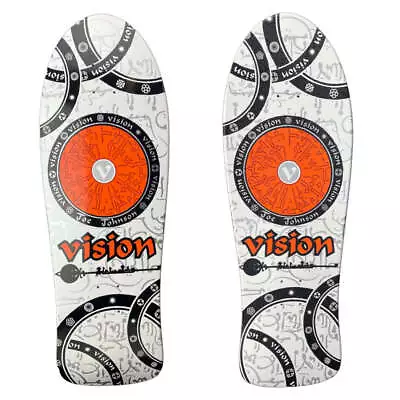 Vision Joe Johnson Hieroglyphics  Double Take  White Gripped 10.25  Skateboard D • $98.95