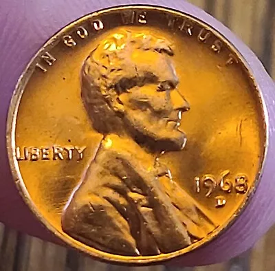 1968 D Lincoln Head Memorial Penny Proof Like Denver C13 • $7.80