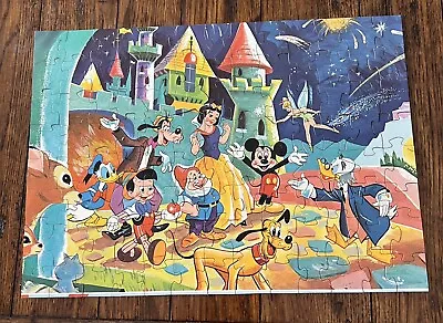Walt Disney’s TV “The Disney Gang” Puzzle Over 100 Pcs. With Box In Good Cond. • $4.99