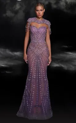 Mnm Couture Beaded Gown Dress Size 12 • $1500
