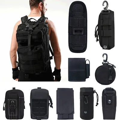 Tactical Molle Pouch Outdoor Hiking Backpack Military Tool Accessories Waist Bag • $7.59