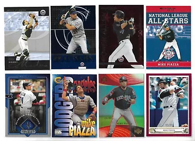 Mike Piazza 117 Card Ultimate Lot! Rookies! Premium Inserts! Parallels! Must See • $44.99