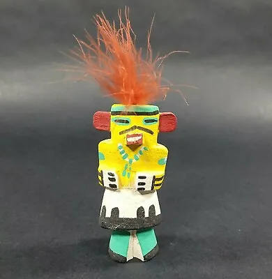 Hopi Lizard Kachina Katsina Doll Route 66 Style Vintage Cotton Wood Hand Carved • $39.97