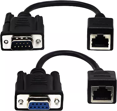 £12.48 • Buy ZdyCGTime RJ45 To RS232 Cable, DB9 9-Pin Serial Port Female&Male To RJ45 Female