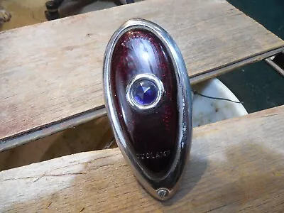 Vintage Stimsonite Duolamp Tail Lamp Light Red Blue Glass Ford Chevy Old Rat Rod • $24.99