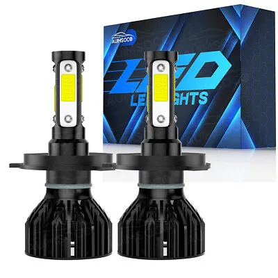 Pair K9plus 9003 H4 LED Headlight Bulbs Kit High-Low Beam 50W 4000LM 6000K White • $29.99