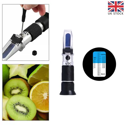 Honey Tester Refractometer For Beekeeper 58-90% Brix 38-43°Baume 10-33% Water UK • £13.14