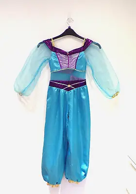 Genuine Disney Store Reversible PRINCESS JASMINE Costume Age 7-8 Aladdin • £15.99