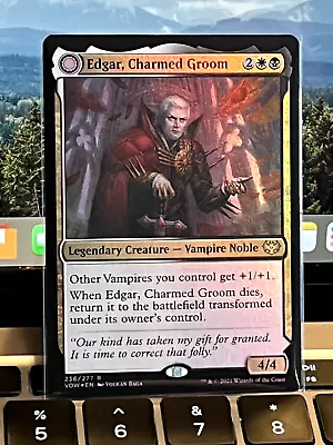 MTG Edgar Charmed Groom - Innistrad: Crimson Vow 236/277 FOIL Rare LP • $4.90