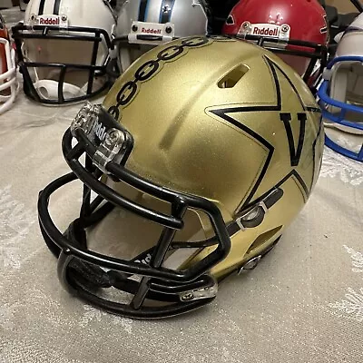 Vanderbilt Commodores Riddell Speed Gold Mini Helmet College 3 5/8 RARE ⭐️ • $45