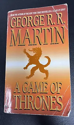 A Game Of Thrones: A Song Of Ice And Fire Book One By George R.R. Martin (B60) • $4.50