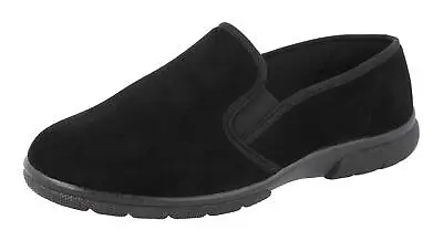 DB Shoes Men's 2V Fit Slip-On Classic Shoes In Black Sizes 6 To 12 • £65.95