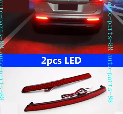 Rear Bumper Spoiler LED Fog Light Lamp Cover For VW Tiguan 2018-2021 Accessories • $59.99