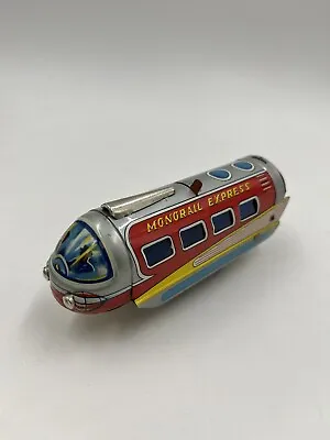 Vintage Haji Battery Operated 12 Piece Monorail Trainset W/ Box Missing Mat • $199.99