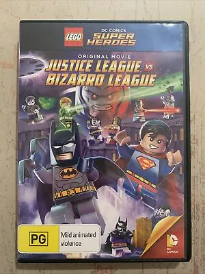 LEGO - JUSTICE LEAGUE Vs Bizarro League  (DVD R4 2015) EXC DC Comics • $5.50