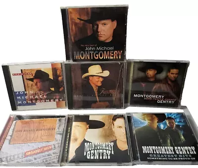 Montgomery Gentry CD Lot Of 7 John Michael Montgomery Greatest Hits Best County  • $33.26