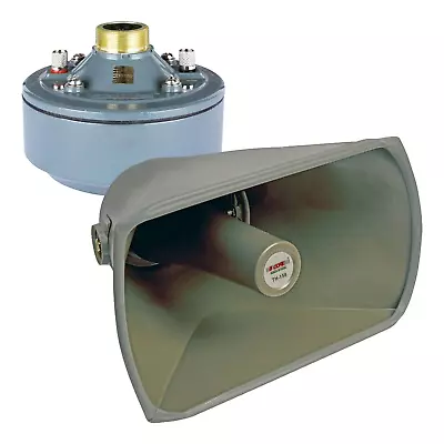5Core PA Horn Speaker Paging Outdoor 14 In + Compression Driver Unit 60W RMS • $34.99