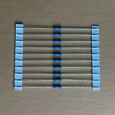 10-pack 1.24k Ohm 1/4 Watt 1% Metal Film Resistors 0.25W - Ships From USA • $2.49