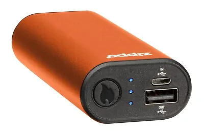 Zippo 40614 Orange HeatBank 6 Rechargeable Hand Warmer USB Compatible • £24.70