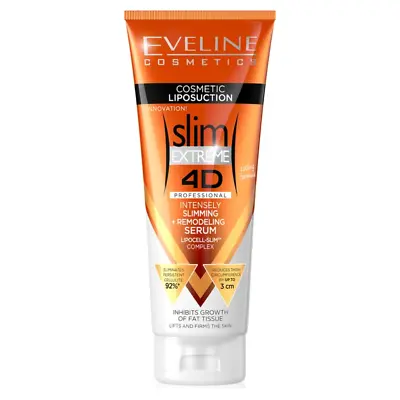 £9.29 • Buy Eveline Slim Extreme 4D Anti-Cellulite Body Cream Intensely Slimming & Remode...