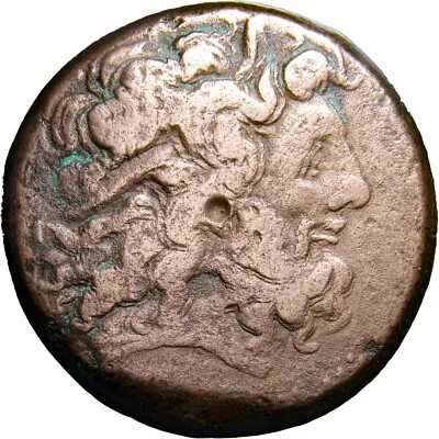 PTOLEMAIC KINGDOM. Ptolemy IV 221BC Drachm Æ40 (74.73grms) Ancient Greek Coin • £303.52