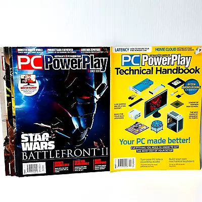 PC Powerplay Magazine Issues #267 #269 #271 #272 + Technical Handbook 2017 • $28.95