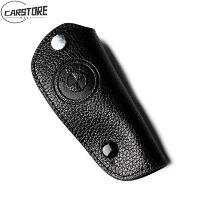 Leather Key Case Key Fob Protection Cover For BMW E83 E85 E46 E36 E34 E39 E53 • $11.59