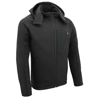 NEXGEN HEAT MENS SOFT SHELL HEATED JACKET W/ DETACHABLE HOOD - SAHL • $179.99