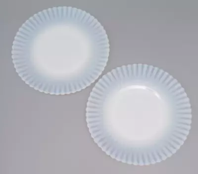 Petalware Depression Glass Bread Plates 2 Opalescent MacBeth-Evans • $11.10