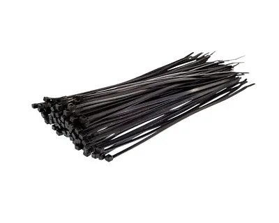 £1.89 • Buy 100 X Black Nylon Cable Ties 292 X 3.6mm Zip Tie Tie Wrap