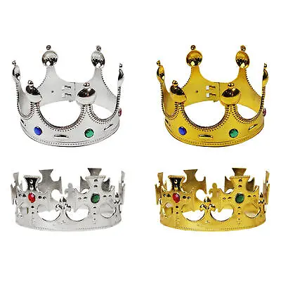 Medieval Kings' Crown Kids Dress Up Crown Cosplay Lightweight Cute Party Crown • £6.79