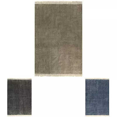 Kilim Rug Cotton Floor Protection Handmade Carpet Multi Colours/Sizes VidaXL • $86.99