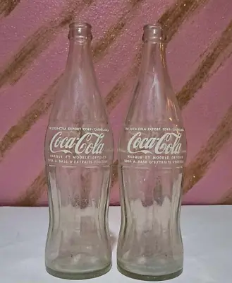 Moroco Collection Of Tow Vintage Coca-Cola Bottles Of 77 CL Arabic Writting Old • $140