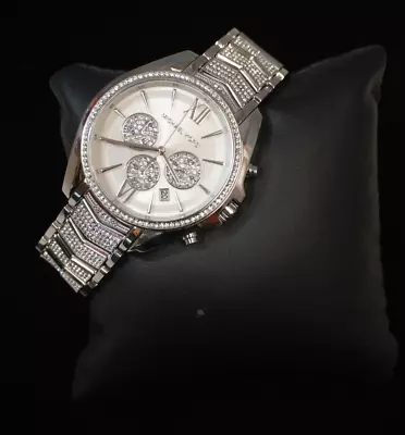 Michael Kors Mk6728 Silver Glitz Watch • $104.97