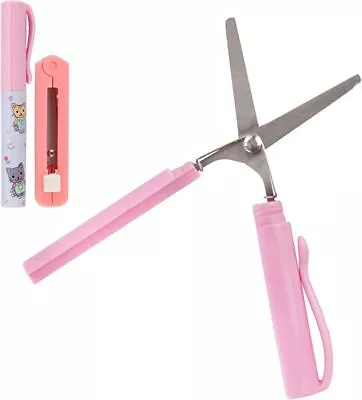 JubileeYarn Compact Safety Scissors Set - Pen And Push Portable Scissors • $9.95