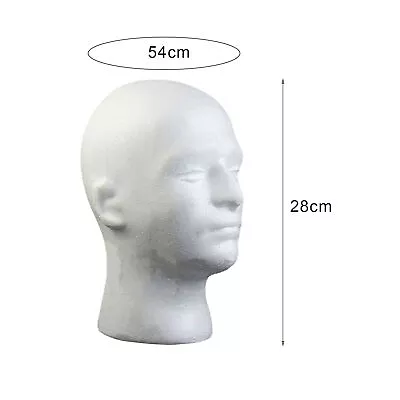 1PCS Male Foam Mannequin Head Model For Showcase Display Glasses Hat Wig Scarves • $11.99
