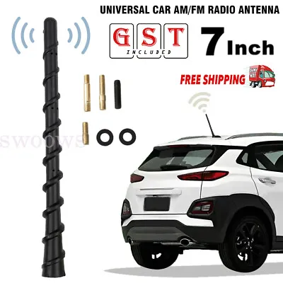 7  Universal Car AM/FM Radio Antenna Short Mast Signal Flexible Roof Aerial SUV • $9.80